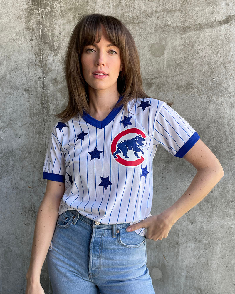 Chicago Cubs Pinstripe Tee | Party or Perish