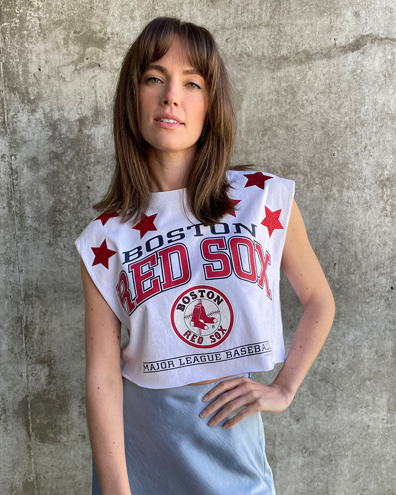 Boston Red Sox Refried Apparel Women's Sustainable Cropped