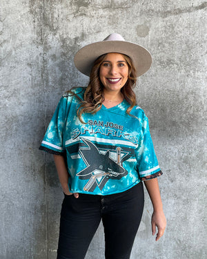 San Jose Sharks Acid Wash Tee