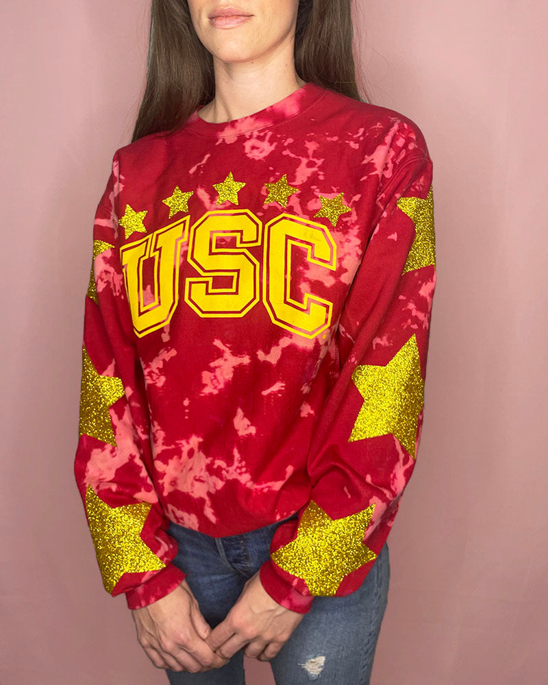 Vintage USC Acid Wash Sweatshirt Party or Perish